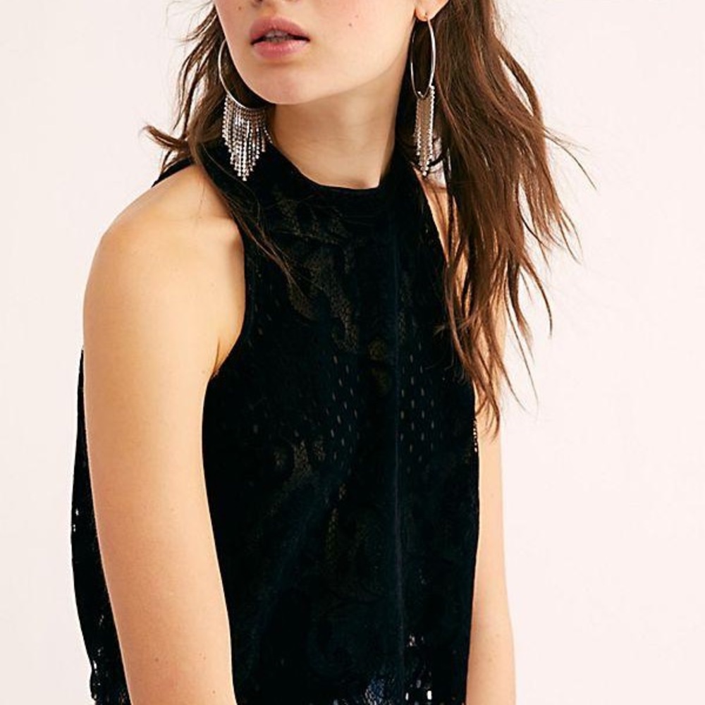 Free People Walk This Way Crop Top
